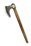 Silver-edged Axe